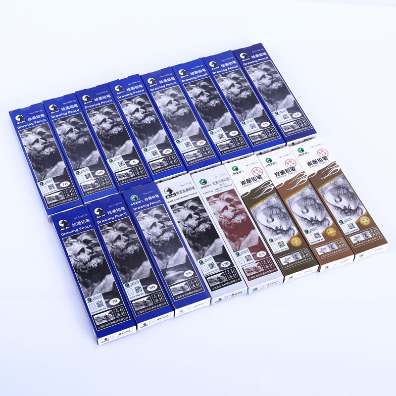 Marley Sketching Pencil 7401 2hhbb 2B 4B 6B 8b 10b 12B 14b Soft, Medium and Hard Carbon