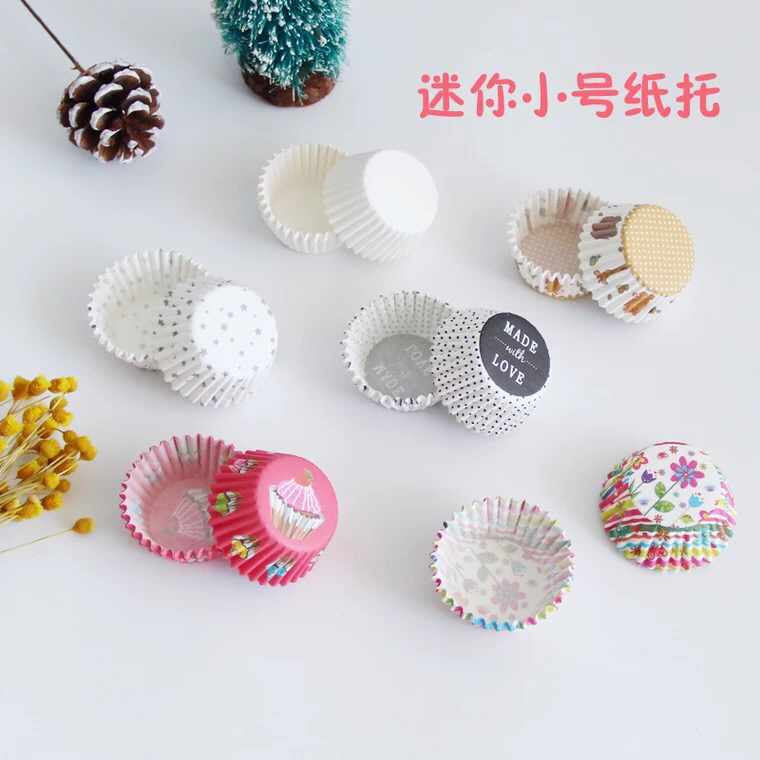 Cake Cup Cake Paper Paper Cups High Temperature Resistant Mini Cake Paper Cup Paper Pad Chocolate Paper Cups Baking Package