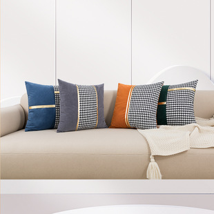 Modern Minimalist Small Pumpkin round Pillow Back Cushion Office Seat Back Living Room Sofa Bay Window Cushion Pillow with Core