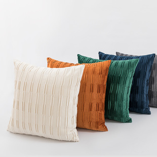 Modern Minimalist Small Pumpkin round Pillow Back Cushion Office Seat Back Living Room Sofa Bay Window Cushion Pillow with Core