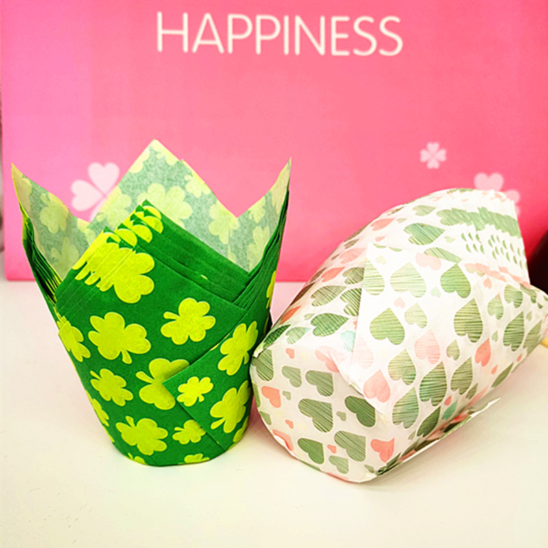 New Tulip Paper Cup High Temperature Resistant Variety Multicolor Cake Paper Cup Baking Supplies Cake Decoration New Tulip Paper Cup High Temperature Resistant Variety Multicolor Cake Paper Cup Baking Supplies Cake Decoration