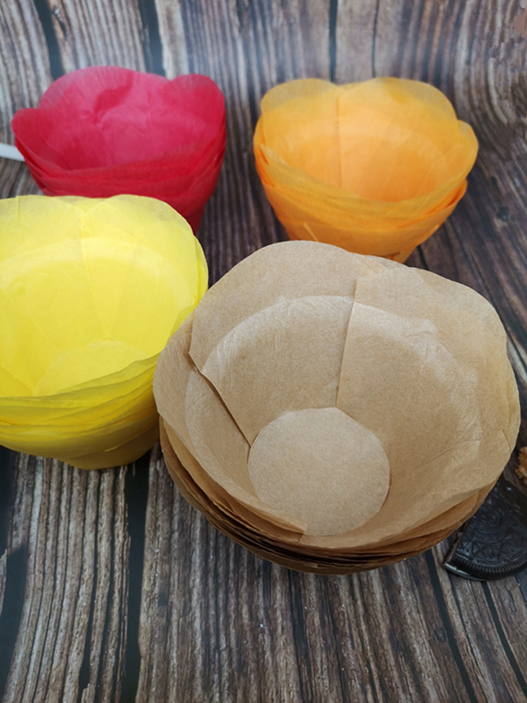 New Tulip Paper Cup High Temperature Resistant Variety Multicolor Cake Paper Cup Baking Supplies Cake Decoration New Tulip Paper Cup High Temperature Resistant Variety Multicolor Cake Paper Cup Baking Supplies Cake Decoration