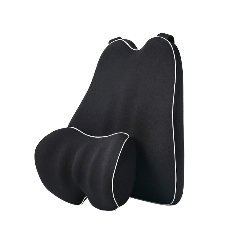 Automotive Headrest Lumbar Support Pillow Neck Pillow Memory Foam Pillow Core CAR Back Waist Pad Seat Cushion Automotive Waist Cushion Lumbar Support Pillow Wholesale