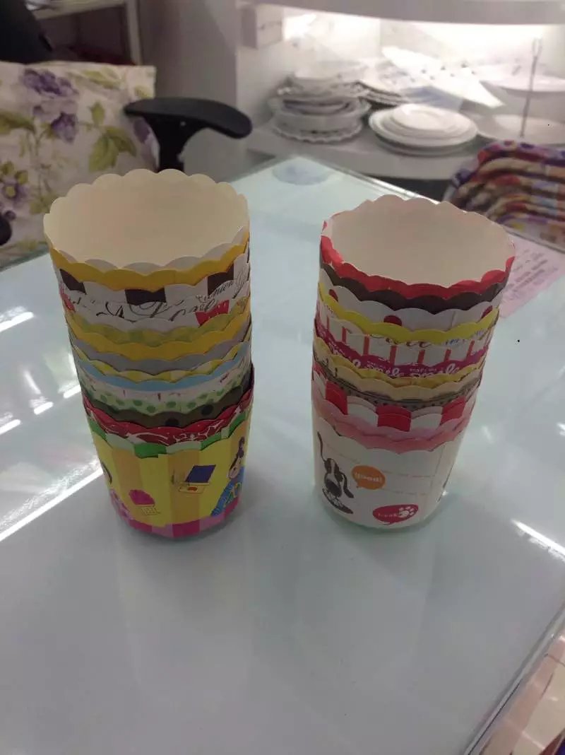 Disposable cupcake paper cup coated paper cup.