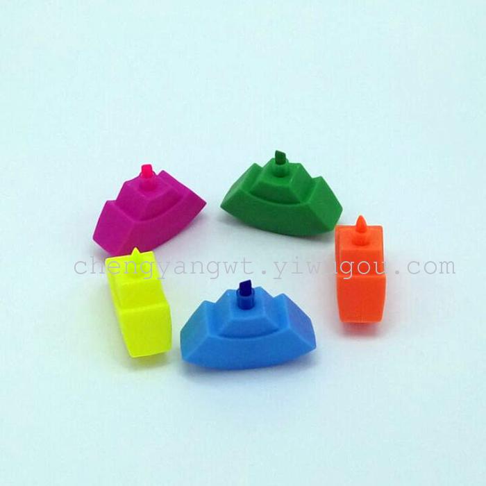 Circular fluorescent pen highlighter colored circular fluorescent pen creative print advertising language Circular fluorescent pen highlighter colored circular fluorescent pen creative print advertising language