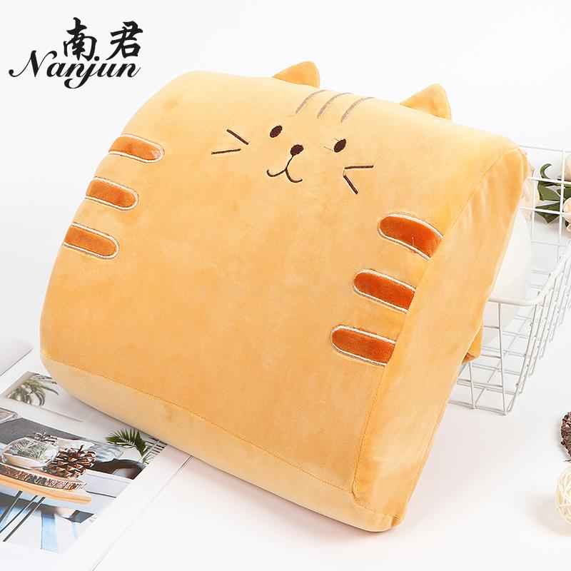 Cat waist cushion memory cotton back seat car waist cushion Breathable in summer four seasons waist pillow