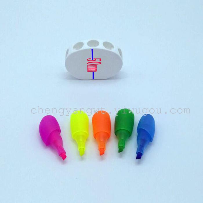 Creative Korean stationery colored palm shape fluorescent pen highlighter colored fluorescent pen finger personality Creative Korean stationery colored palm shape fluorescent pen highlighter colored fluorescent pen finger personality