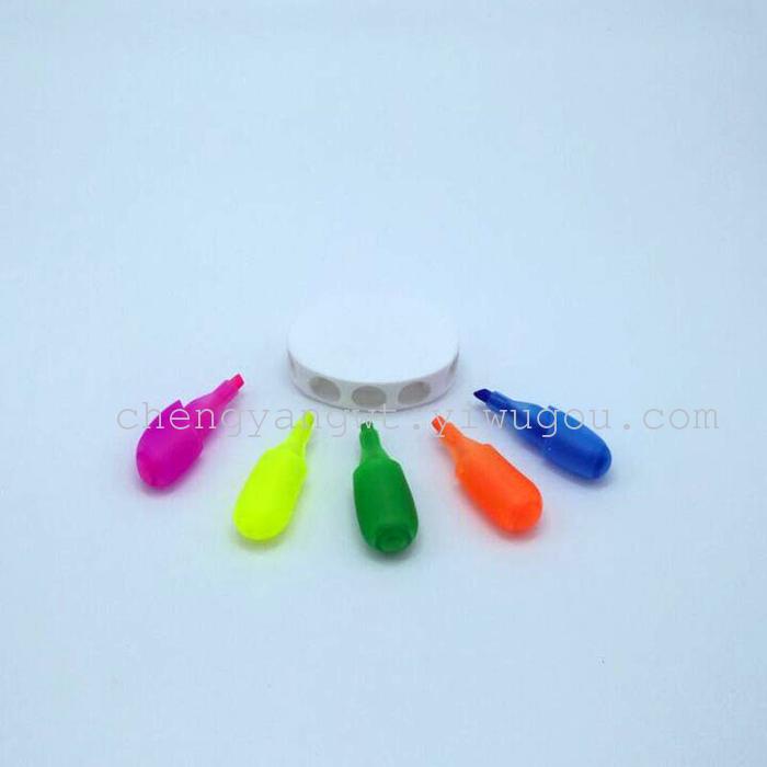 Creative Korean stationery colored palm shape fluorescent pen highlighter colored fluorescent pen finger personality Creative Korean stationery colored palm shape fluorescent pen highlighter colored fluorescent pen finger personality