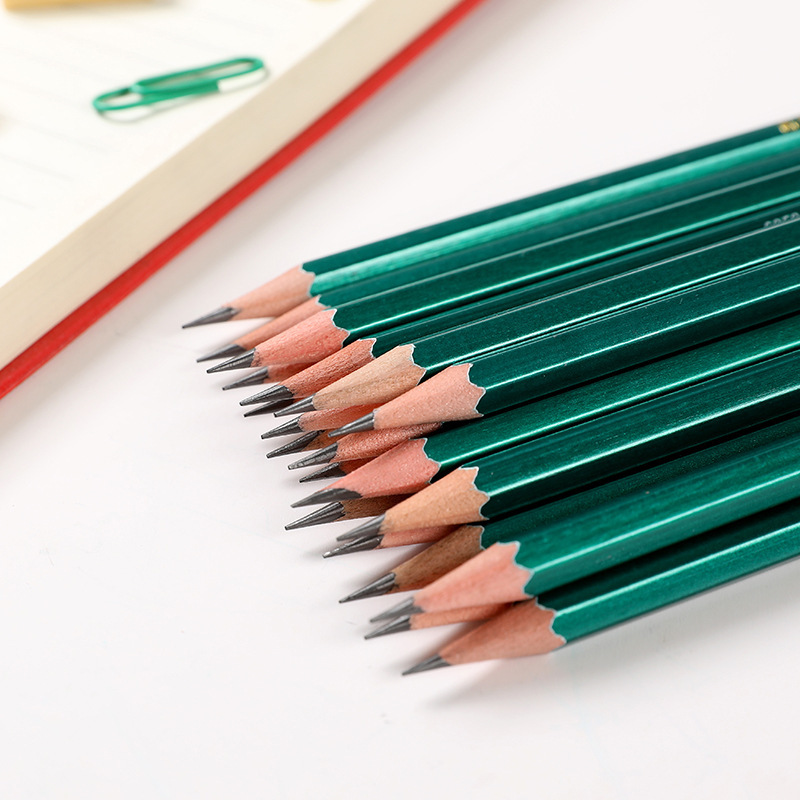 Zhibang 101hb Writing 2B Drawing Exam Recommended Coated Pencil Children Hexagonal Wooden Green Pencil Zhibang 101hb Writing 2B Drawing Exam Recommended Coated Pencil Children Hexagonal Wooden Green Pencil