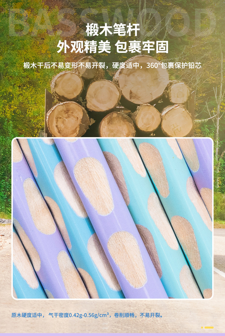 Deli Office Supplies Groove Pencil HB/2B Elementary School Student Sketch Drawing Painting Writing Pencil 30 Barrel