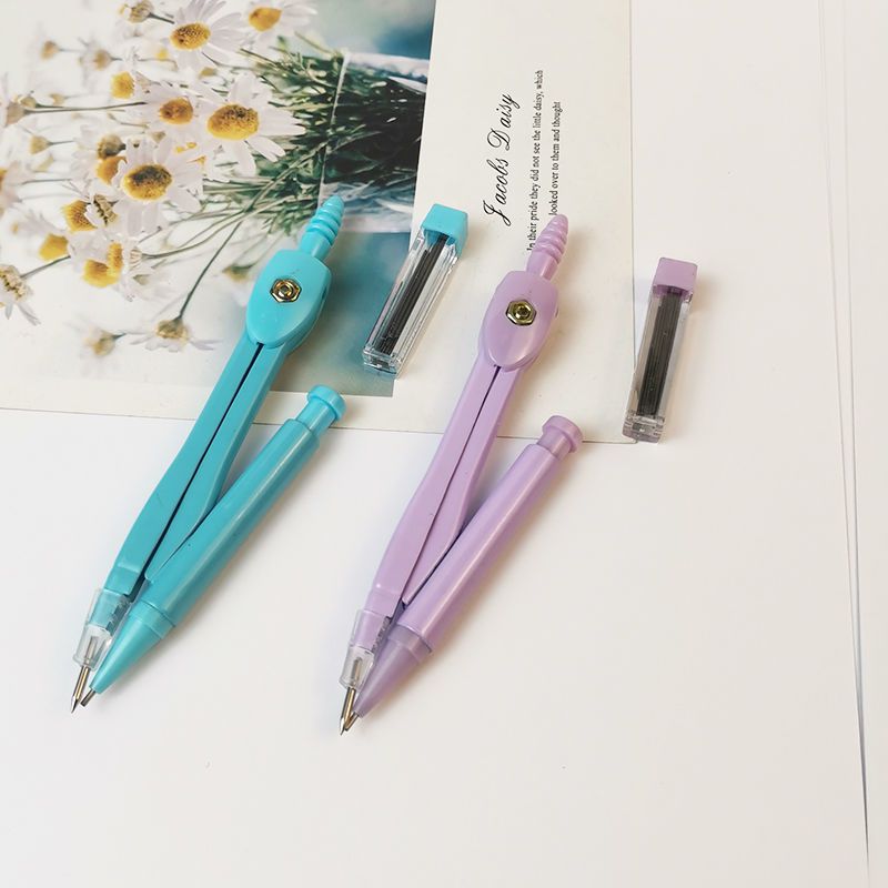 Compasses Ruler Set Elementary School Student Students&#039; Supplies School Supplies Drawing Circle Tool Drawing Tool Compasses Metal