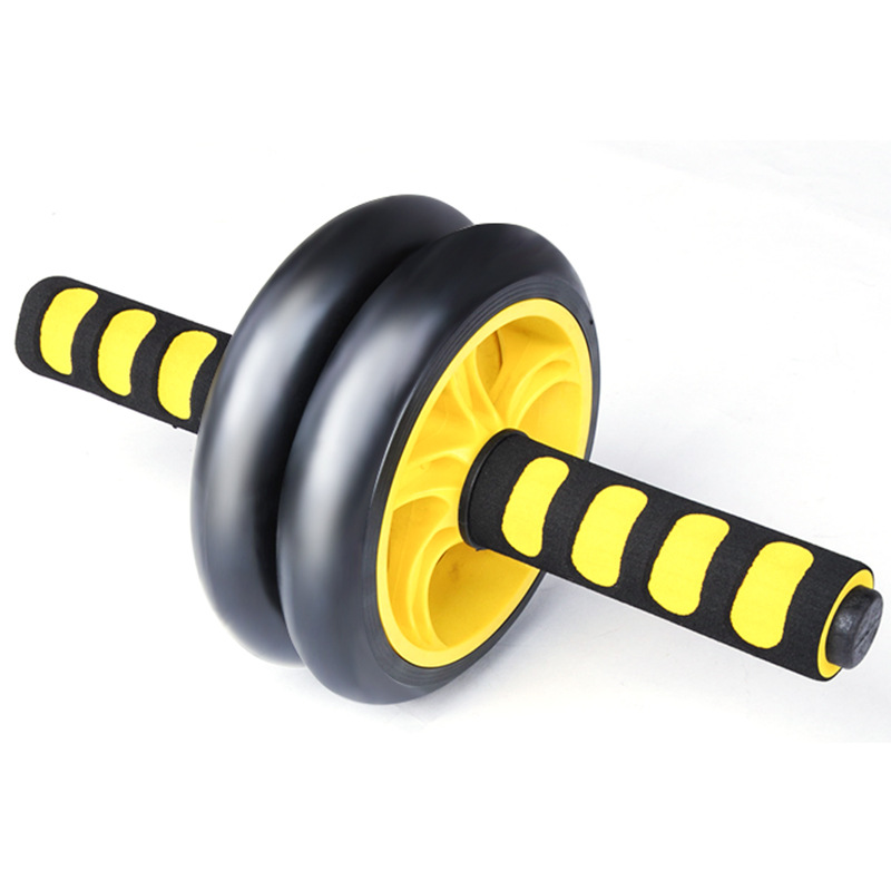 Fatsox establishment In the production of double-brand non-bearing belly-tightening abdominal double-wheel Quiet Fitness equipment anti-abdominal sharp ware wholesale