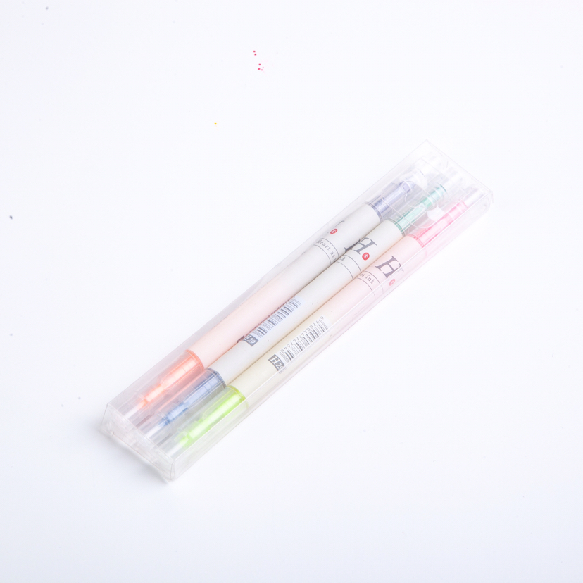 Kiss Flower Double-Headed Fluorescent Pen 6-Color Key Marker Candy Highlighter Creative Two-Color Watercolor Marking Pen Wholesale Kiss Flower Double-Headed Fluorescent Pen 6-Color Key Marker Candy Highlighter Creative Two-Color Watercolor Marking Pen Wholesale