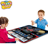 Children's Foot Electronic Keyboard Dancing Baby Foot Rainbow Piano Blanket Boys and Girls Early Education Toys 1-8 Years Old Gift