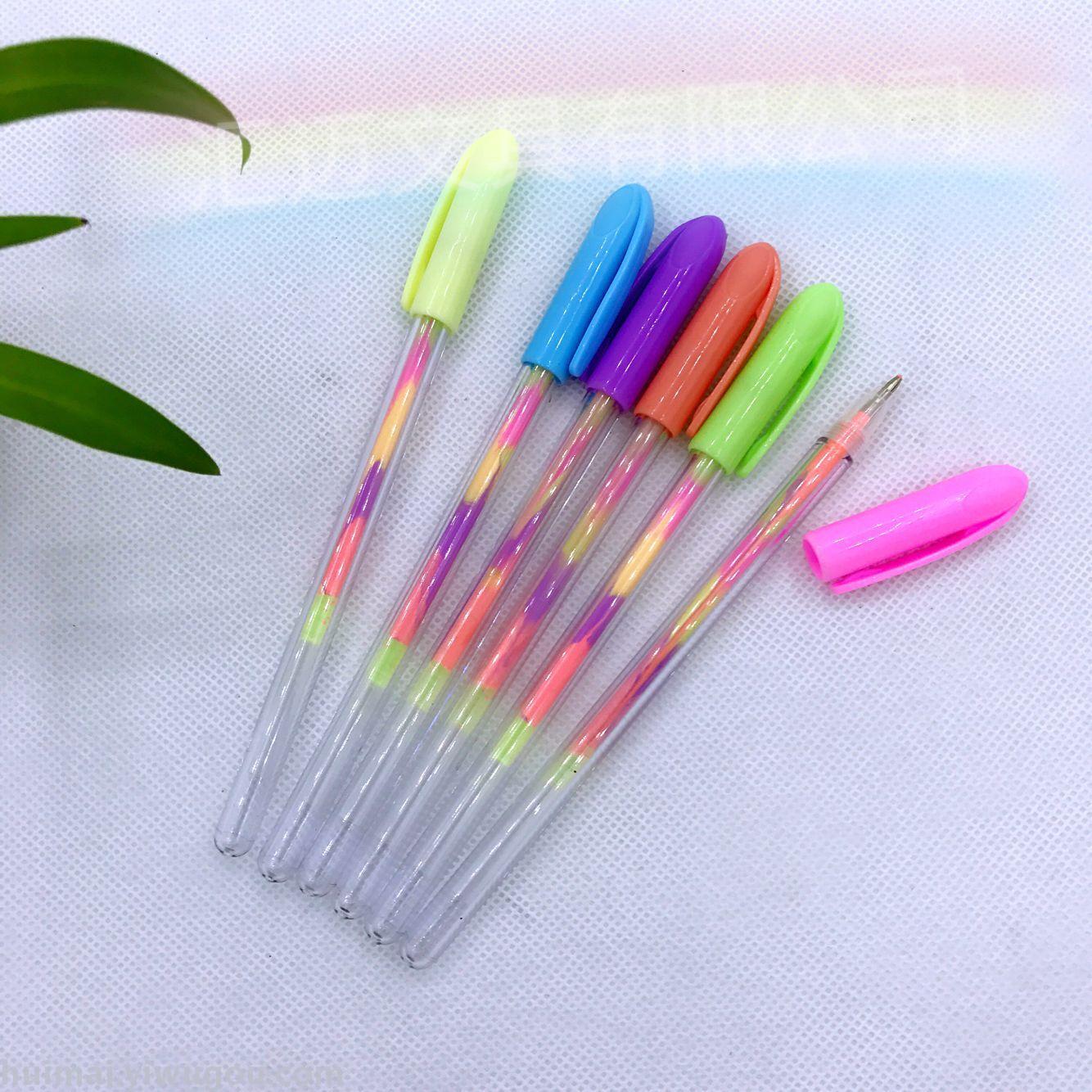 Rainbow highlighter flash pen color neutral pen Rainbow highlighter flash pen color neutral pen