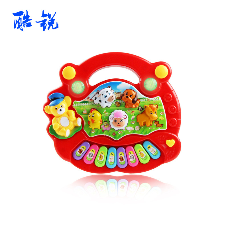 Children's Farm Animal Electronic Keyboard Toys for Children and Infants Baby Early Education Enlightenment Toys Animal Sound Music Piano Children's Farm Animal Electronic Keyboard Toys for Children and Infants Baby Early Education Enlightenment Toys Animal Sound Music Piano