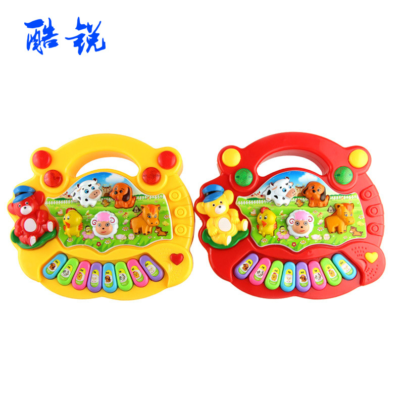 Children's Farm Animal Electronic Keyboard Toys for Children and Infants Baby Early Education Enlightenment Toys Animal Sound Music Piano Children's Farm Animal Electronic Keyboard Toys for Children and Infants Baby Early Education Enlightenment Toys Animal Sound Music Piano