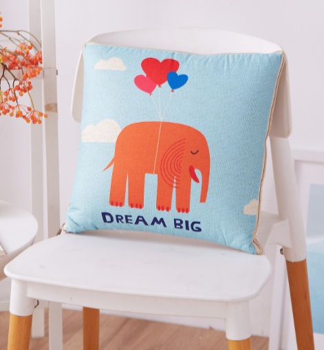Cartoon Linen Style Pillow Blanket Multifunctional Back Seat Cushion Quilt Office Linen Airable Cover Wholesale Cartoon Linen Style Pillow Blanket Multifunctional Back Seat Cushion Quilt Office Linen Airable Cover Wholesale
