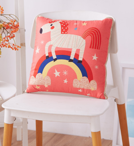 Cartoon Linen Style Pillow Blanket Multifunctional Back Seat Cushion Quilt Office Linen Airable Cover Wholesale Cartoon Linen Style Pillow Blanket Multifunctional Back Seat Cushion Quilt Office Linen Airable Cover Wholesale