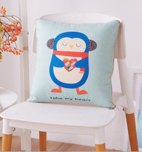 Cartoon Linen Style Pillow Blanket Multifunctional Back Seat Cushion Quilt Office Linen Airable Cover Wholesale Cartoon Linen Style Pillow Blanket Multifunctional Back Seat Cushion Quilt Office Linen Airable Cover Wholesale