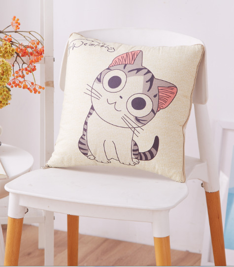 Cartoon Linen Style Pillow Blanket Multifunctional Back Seat Cushion Quilt Office Linen Airable Cover Wholesale Cartoon Linen Style Pillow Blanket Multifunctional Back Seat Cushion Quilt Office Linen Airable Cover Wholesale