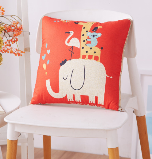 Cartoon Linen Style Pillow Blanket Multifunctional Back Seat Cushion Quilt Office Linen Airable Cover Wholesale Cartoon Linen Style Pillow Blanket Multifunctional Back Seat Cushion Quilt Office Linen Airable Cover Wholesale