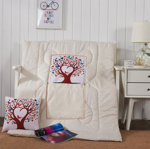 Cartoon Linen Style Pillow Blanket Multifunctional Back Seat Cushion Quilt Office Linen Airable Cover Wholesale Cartoon Linen Style Pillow Blanket Multifunctional Back Seat Cushion Quilt Office Linen Airable Cover Wholesale