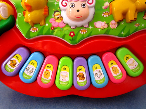 Farm Animal Piano Children&#039;s Electronic Keyboard Educational Baby Enlightenment Toys Infant Early Education Toys Wholesale