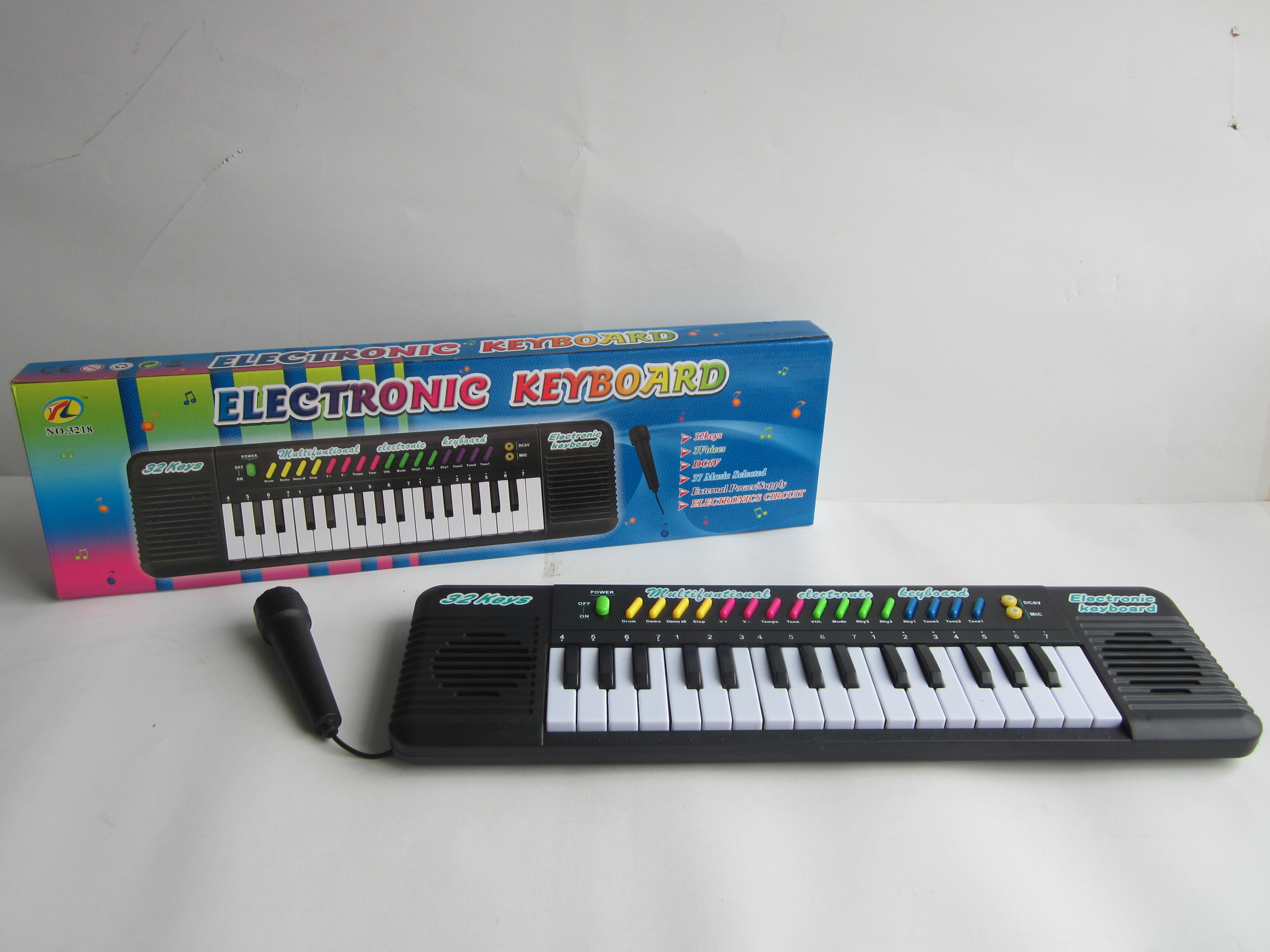 32 key multi-function music electronic keyboard with microphone English color box 5032 32 key multi-function music electronic keyboard with microphone English color box 5032