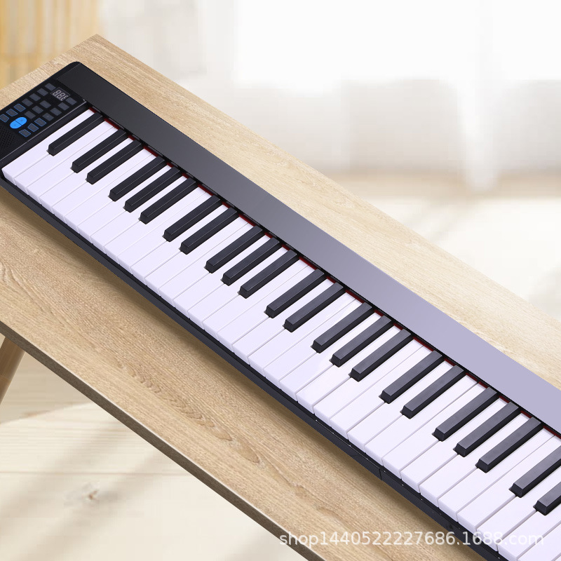 Folding Piano Electronic Keyboard 88 Key Hand Roll Electronic Keyboard Electronic Piano Adult Student MIDI Keyboard Entry