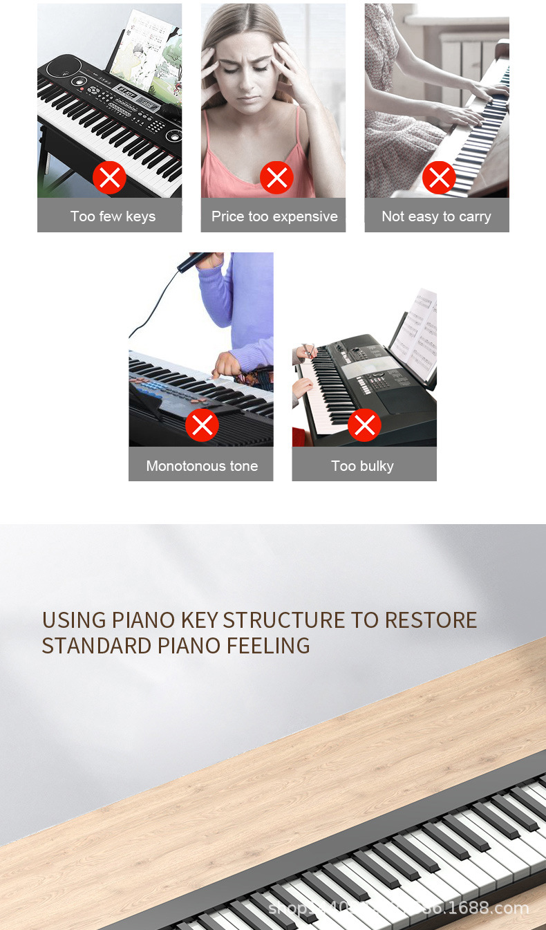 Folding Piano Electronic Keyboard 88 Key Hand Roll Electronic Keyboard Electronic Piano Adult Student MIDI Keyboard Entry Folding Piano Electronic Keyboard 88 Key Hand Roll Electronic Keyboard Electronic Piano Adult Student MIDI Keyboard Entry