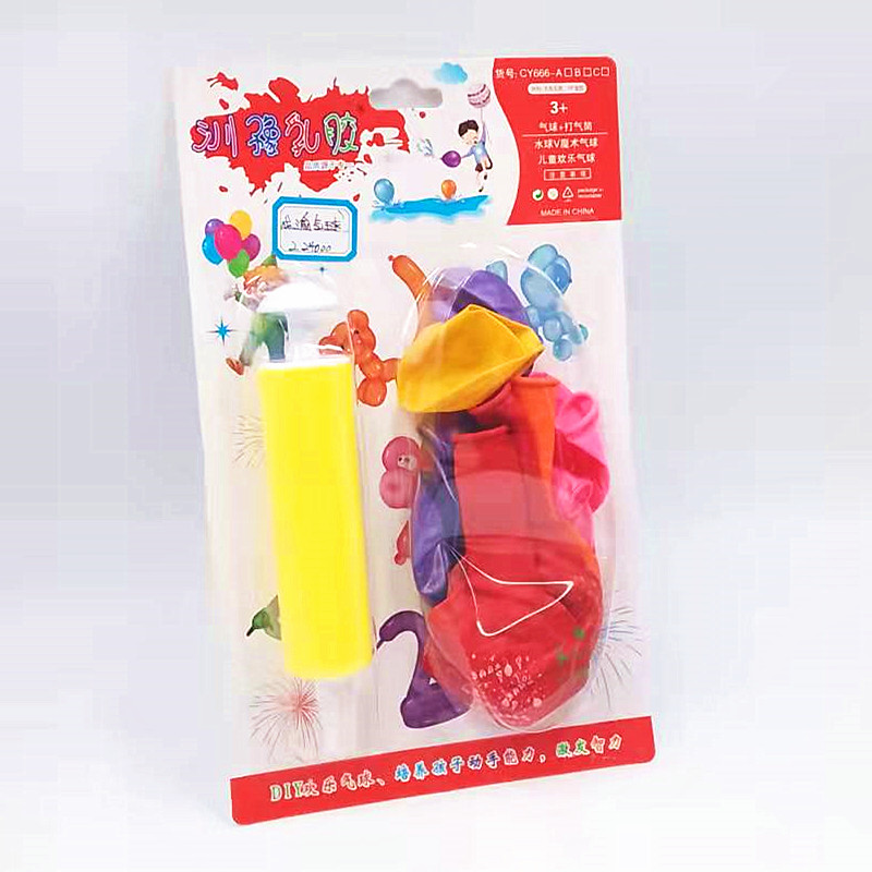 Balloon Card with Inflator Romantic Wedding Ceremony Wedding Room Layout Birthday Party Decoration Festive Matte Thick Balloon