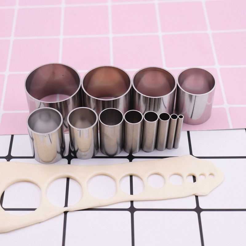 Clay Polymer Clay Stainless Steel Mini round Cutter Indentation round Cutter round Mold Handmade Model Making Tools