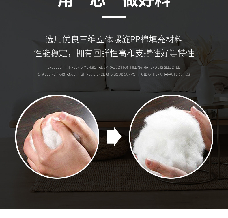 Throw Pillow Filler Pp Cotton Manager Back Core 45 * 45cm Seat Cushion Core Size No Free Shipping Contact Customer Service Factory Wholesale