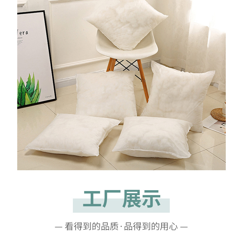 Throw Pillow Filler Pp Cotton Manager Back Core 45 * 45cm Seat Cushion Core Size No Free Shipping Contact Customer Service Factory Wholesale
