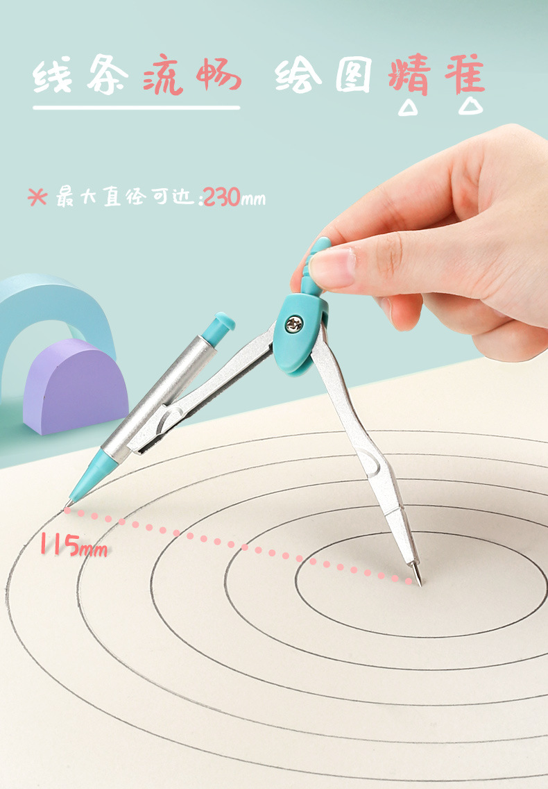 Compasses Ruler Set Cute Student Office Supplies Ruler Set Square Protractor for Primary School Students Ruler Sets Compasses Ruler Set Cute Student Office Supplies Ruler Set Square Protractor for Primary School Students Ruler Sets