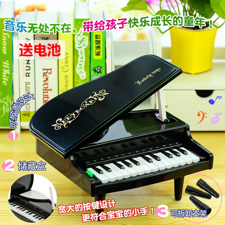 Children&#039;s Electronic Keyboard Support One Piece Dropshipping Foreign Trade Popular Style 3-7 Years Old Children Early Education Educational Toys Music Little Piano Pattern
