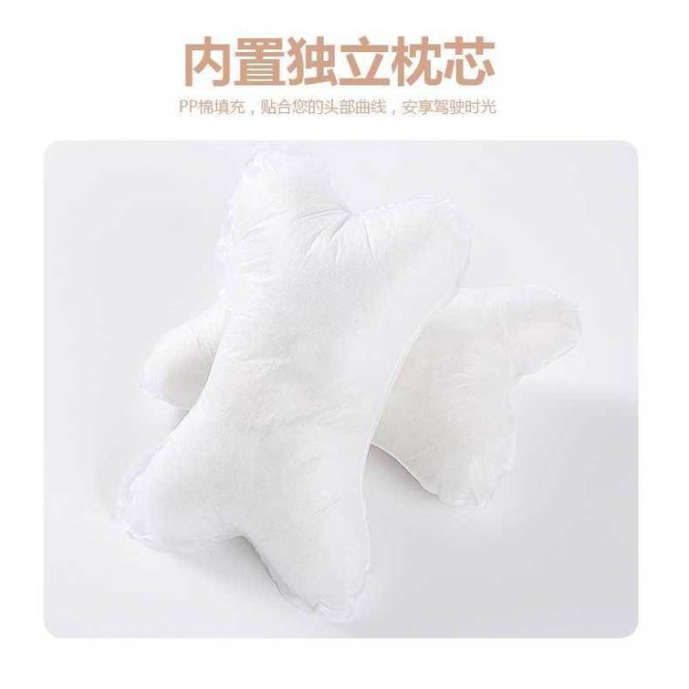 Automotive Headrest Neck Pillow Neck Pillow Pair Lumbar Pillow (Car) Pillow and Cushion Four-Piece Cartoon Seat Back Cushion