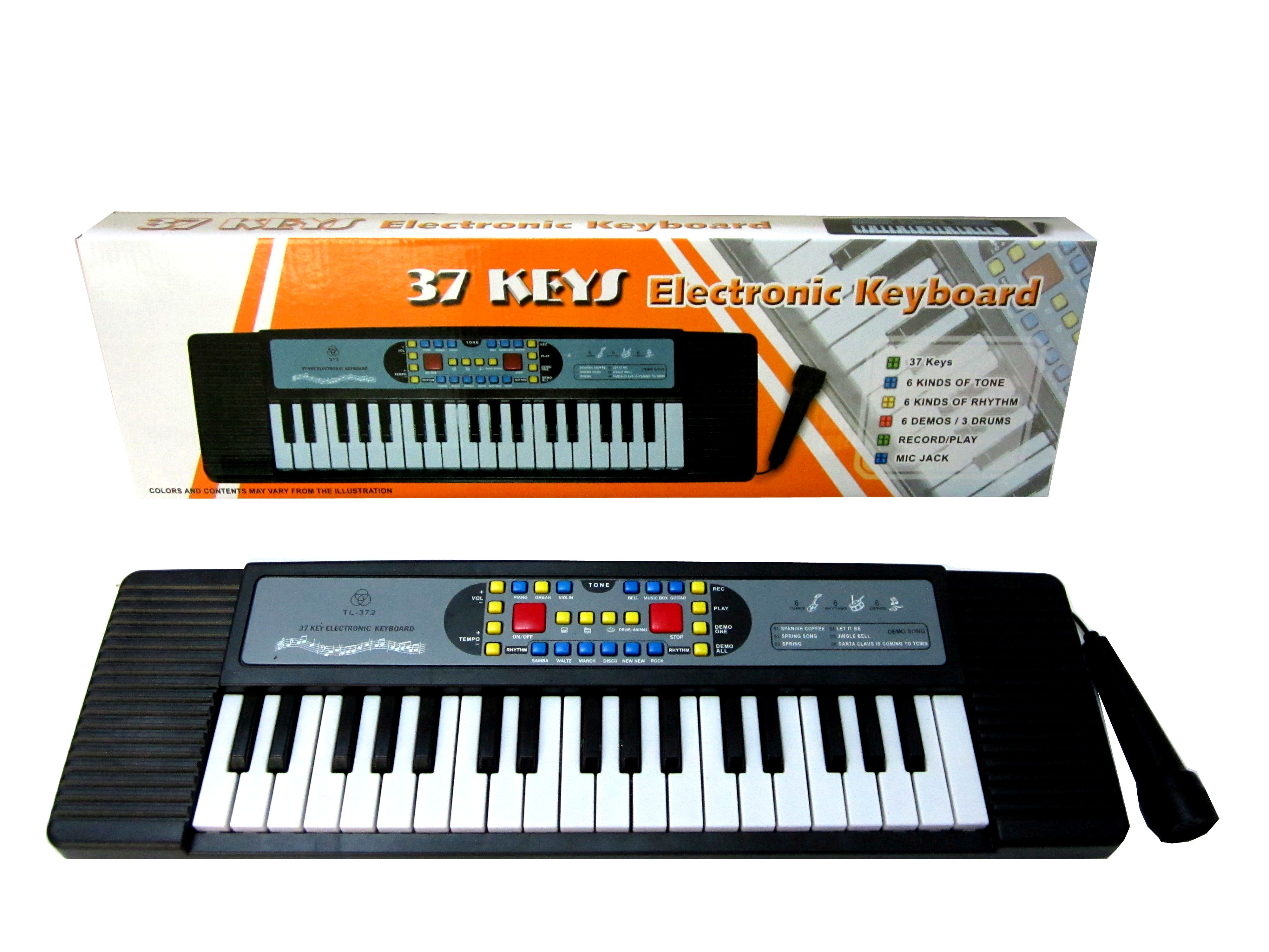 37-key multi-function music electronic keyboard with microphone English color box 5037 37-key multi-function music electronic keyboard with microphone English color box 5037