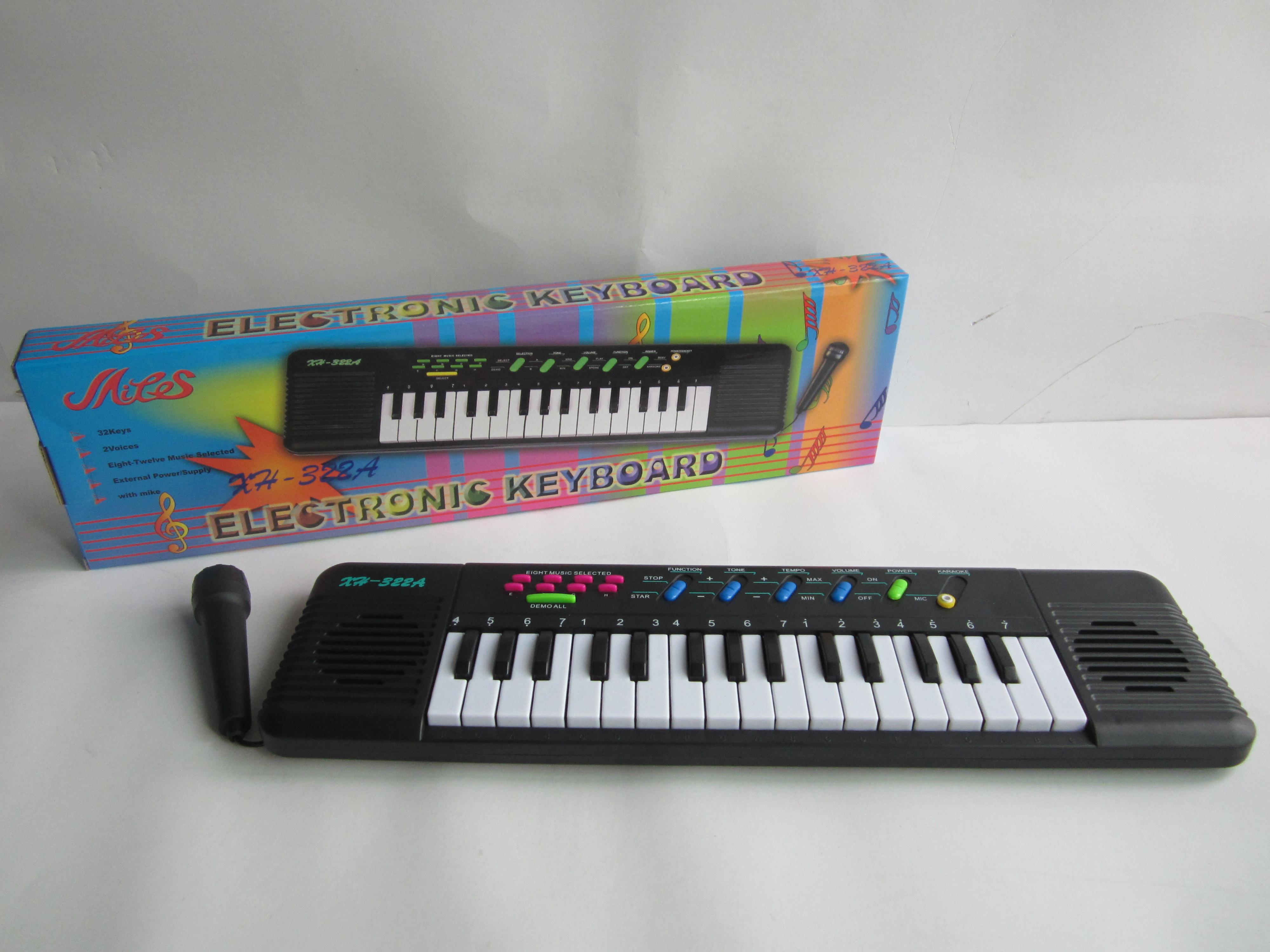 37-key multi-function music electronic keyboard with microphone English color box 5037 37-key multi-function music electronic keyboard with microphone English color box 5037