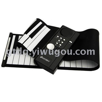 IWord noe hand scroll piano 61 key plus thick electronic keyboard MIDI keyboard portable folding usb soft piano.