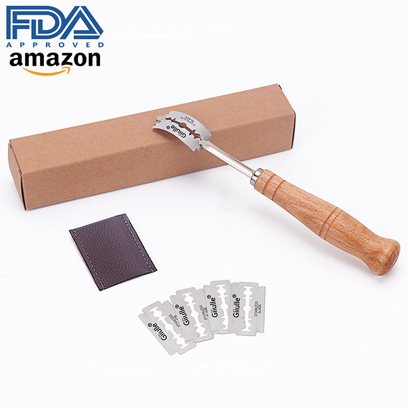 Arc Bread Cutter 304 Stainless Steel Bread Repair Knife Dough Split Knife European Style French Stick Cutting Reamer Arc Bread Cutter 304 Stainless Steel Bread Repair Knife Dough Split Knife European Style French Stick Cutting Reamer
