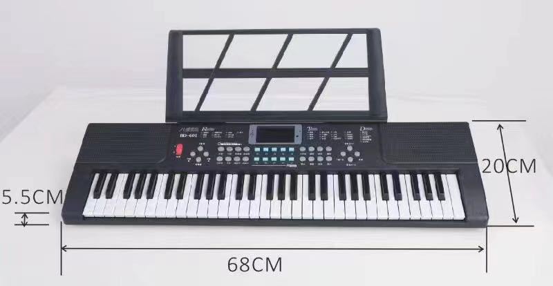 61 Key Children's Electronic Keyboard 69cm Music Toy Baby Piano BD-601 Octave Baby Electronic Organ Gift 61 Key Children's Electronic Keyboard 69cm Music Toy Baby Piano BD-601 Octave Baby Electronic Organ Gift