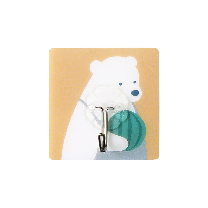 Punch-Free Hook Wall Screwless Kitchen Bathroom Creative Wall-Mounted Strong Adhesive Household Load-Bearing Sticky Purchase