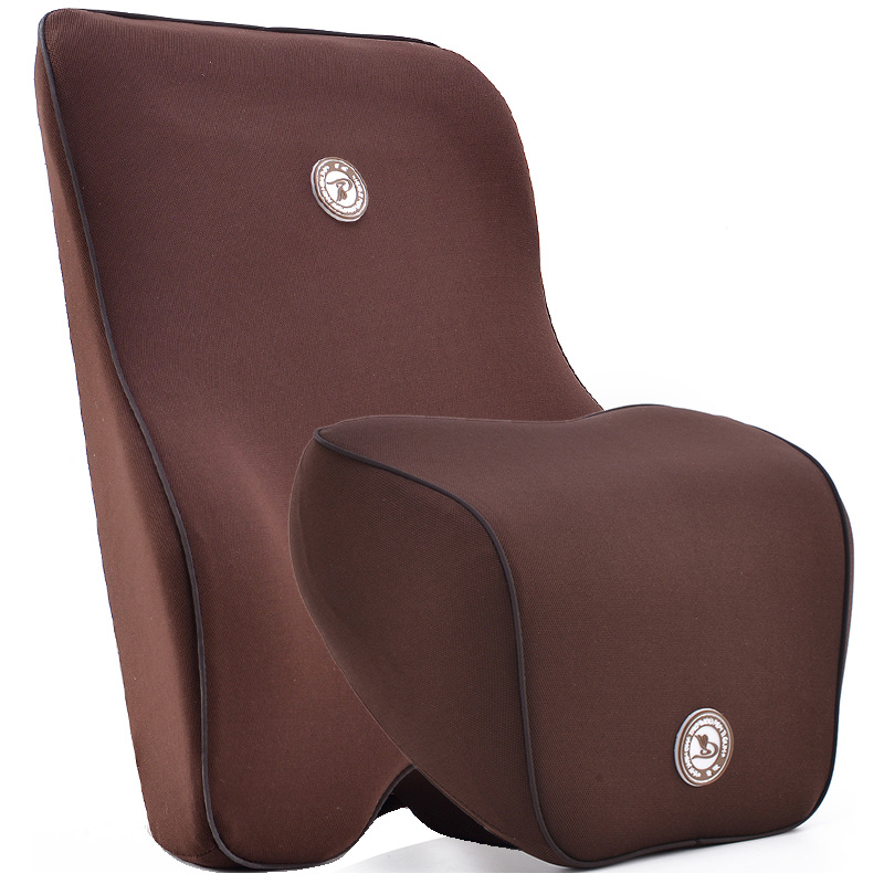 Set Pillow Back Cushion Waist Support for Car Interior Seat Four Seasons Universal New Slow Rebound Special Offer