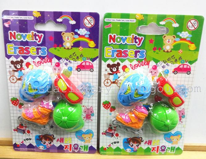 Eraser tool movement Korean stationery wholesale factory outlets can be customized