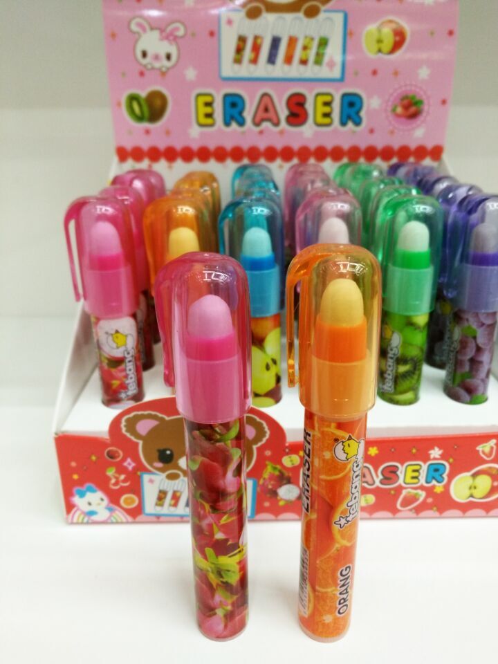 Factory direct Maharashtra rubber 13093 bullet fruit rubber multi section eraser
