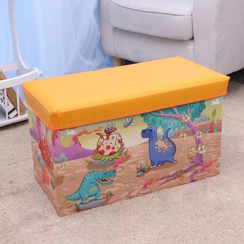 Large Cartoon Storage Stool Cloth Children's Toys Clothing Books Storage Organizing Box Super Weight-Bearing Adults Can Sit Large Cartoon Storage Stool Cloth Children's Toys Clothing Books Storage Organizing Box Super Weight-Bearing Adults Can Sit