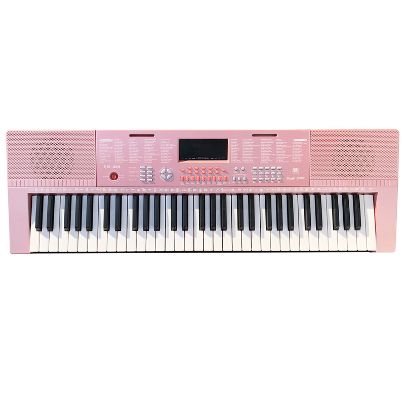 Yongmei 61 Key Electronic Keyboard YM-388 Piano Keyboard Digital Now Children Adult Learning Practice Teaching Piano