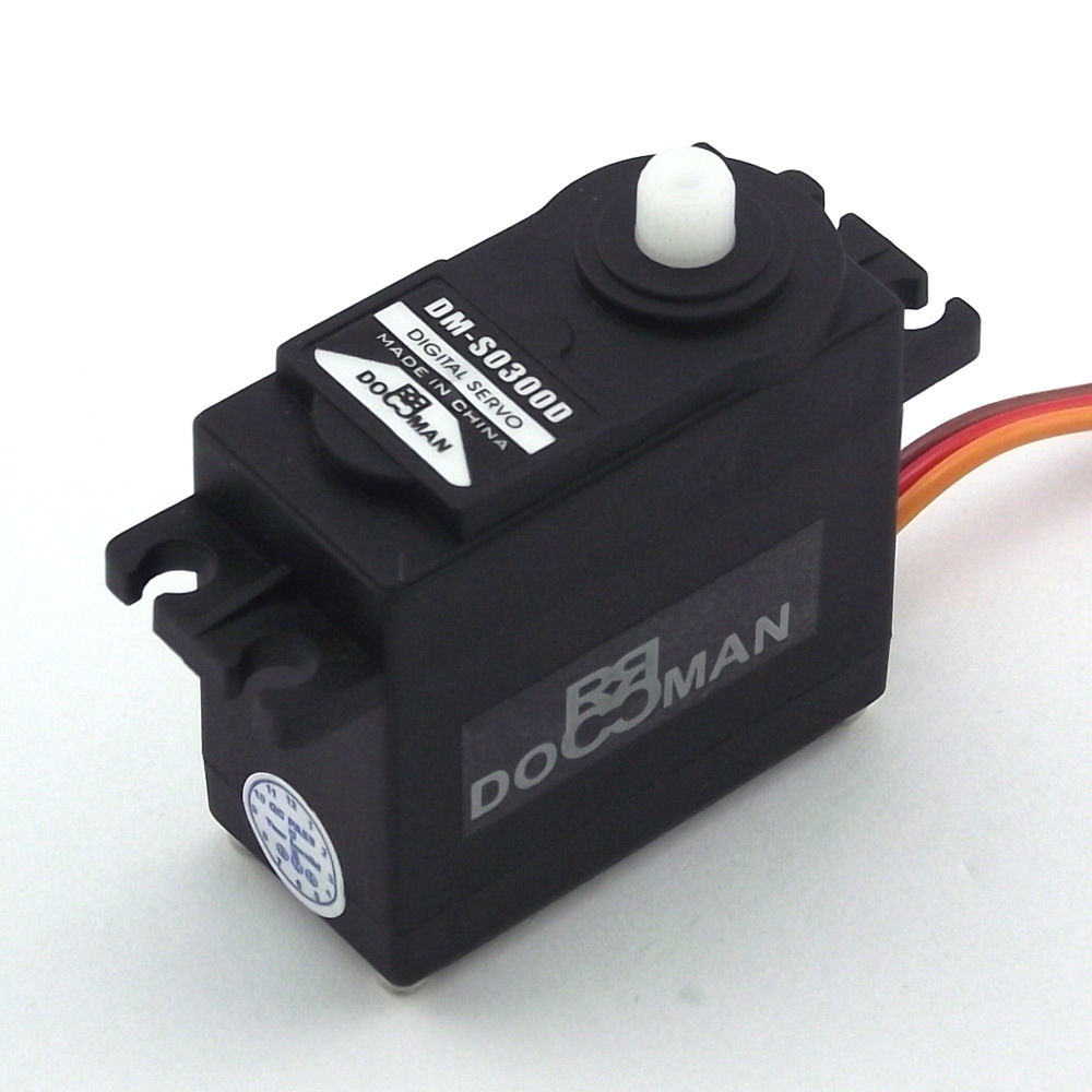DM-S0300D Plastic Tooth 3kg Double Bearing Model Aircraft Digital Circuit Digital Steering Gear DM-S0300D Plastic Tooth 3kg Double Bearing Model Aircraft Digital Circuit Digital Steering Gear